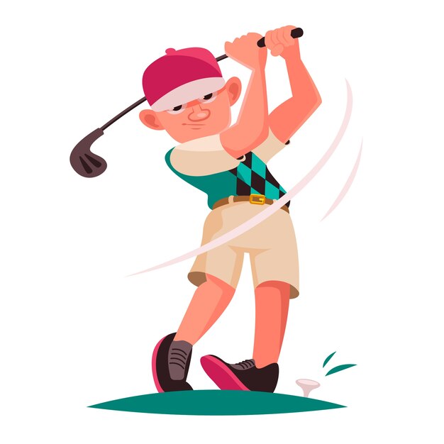 Image golfeur enfant
