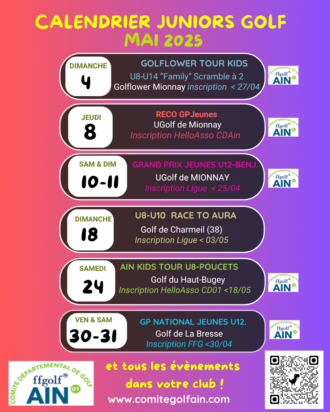 MAI 2025 Calendrier Jeunes 1080 x 1350 px